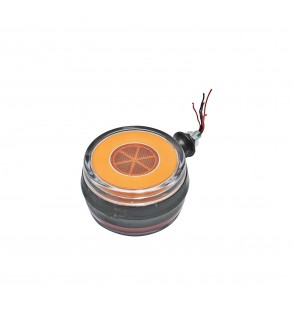 Lampa sub oglinda gabarit portocalie  lumina LED tip neon Cod: FR 0332