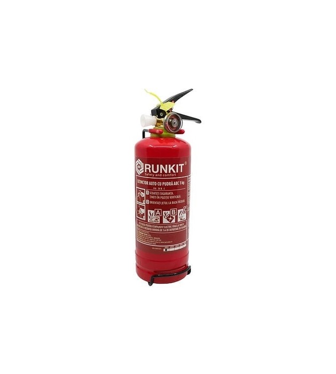 Stingator auto reincarcabil 1kg P1 cu manometru RUNKIT