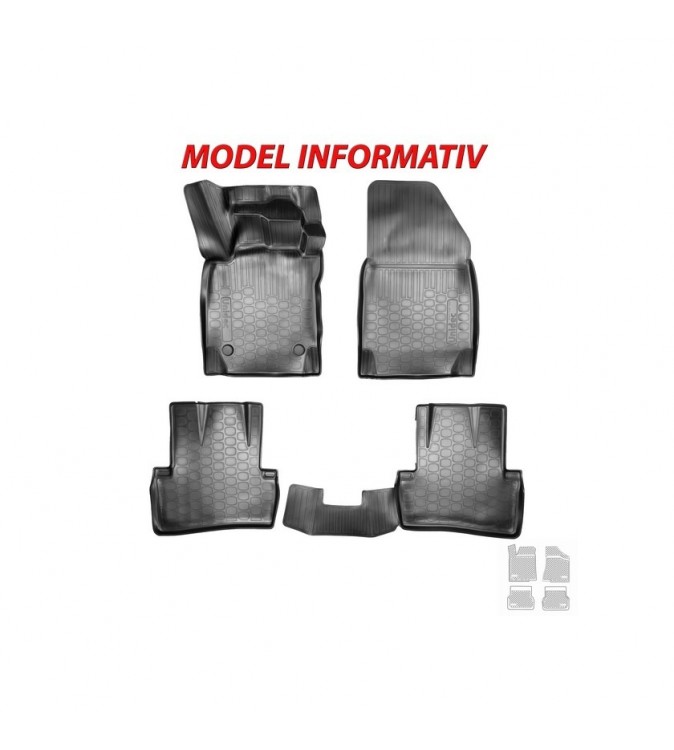 Covoare cauciuc tavita  compatibile Skoda Yeti 2009-2017   Cod: 2D 62001â€‹â€‹â€‹â€‹â€‹â€‹ - A10