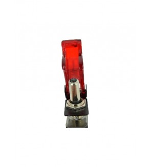 Buton cu protectie si Led 12V  Cod:  01150