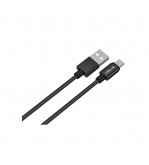 Cablu de date Micro USB, V-TAC, Seria Silver, Negru, 1m Cod: VT-5331