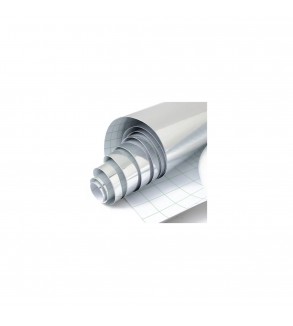Folie auto  Crom Argintiu cu tehnologie de eliminare a bulelor 1. 5mx1m  Cod: 1508N - CF20-S