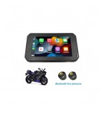 Sistem GPS moto cu DVR si camera marsarier + senzori presiune 12V cu 2 camere  Cod: CHS-C5-MOTO