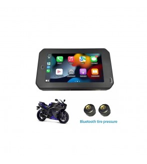 Sistem GPS moto cu DVR si camera marsarier + senzori presiune 12V cu 2 camere  Cod: CHS-C5-MOTO