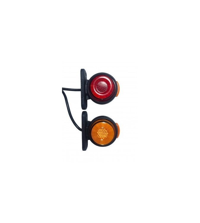 Lampa gabarit laterala LED NEON   Rosu - Portocaliu   12-24V  Cod: 202017- SK