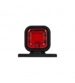 Lampa gabarit patrata LED  tip neon  portocalie si rosie  12V-24V  Cod: 202204