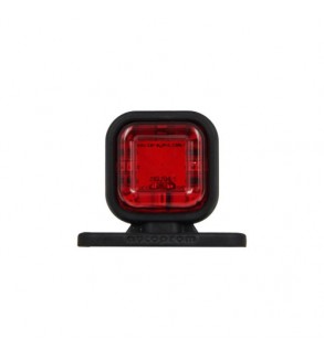 Lampa gabarit patrata LED  tip neon  portocalie si rosie  12V-24V  Cod: 202204