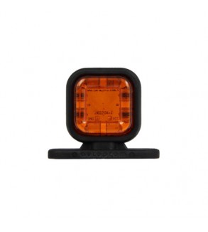 Lampa gabarit patrata LED  tip neon  portocalie si rosie  12V-24V  Cod: 202204