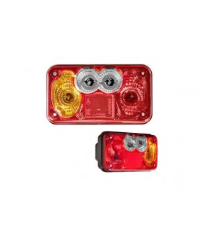 Lampa stop camion remorca  cu cablaj 5 functii  Cod: 2009