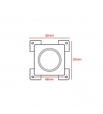 Mufa priza bricheta 120W 10A 12V incastrabila Cod: DS1201