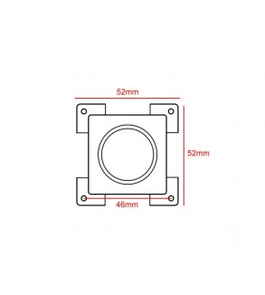 Mufa priza bricheta 120W 10A 12V incastrabila Cod: DS1201