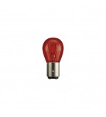 Set 10 becuri  doua faze  T.V. 24V  21-5W BAY15D  Culoare Rosu  ART