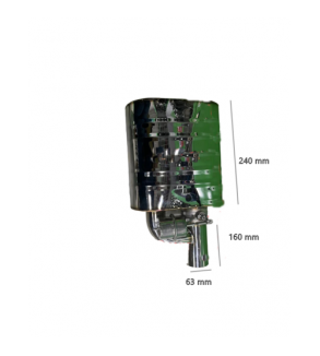 Set tobe sport cu reglaj sunet tip cut-off valve cu telecomanda  Cod: FM01-76mm