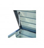 Cutie, lada depozitare metalica tip banca 165x70x63cm Cod: DISMK91