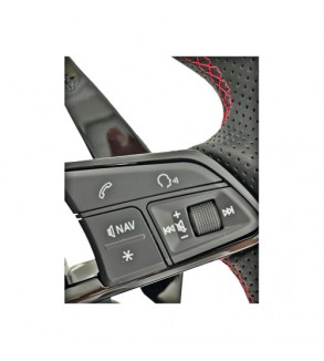 Volan sport piele si carbon compatibil cu modelele Audi fabricate dupa 2011, Produs compatibil - nu este OEM Cod: OCH-02