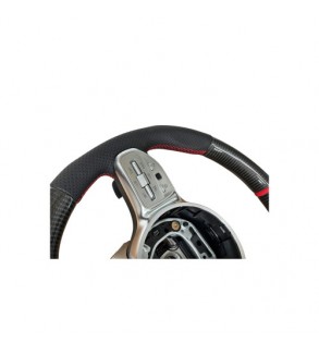 Volan sport piele si carbon  compatibil cu modelele Mercedes  2011-2021 Produs compatibil - nu este OEM Cod: OCH-08