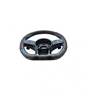 Volan sport piele perforata si carbon compatibil cu modelele Mercedes  2010-2021  Produs compatibil - nu este OEM Cod: OCH-14