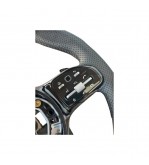 Volan sport piele perforata si carbon compatibil cu modelele Mercedes  2010-2021  Produs compatibil - nu este OEM Cod: OCH-14