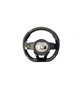 Volan sport piele perforata si carbon compatibil cu modelele Mercedes  2010-2021  Produs compatibil - nu este OEM Cod: OCH-14