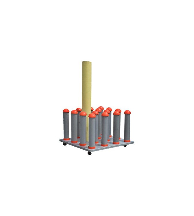 Stand de depozitare pentru role folie-autocolant, capacitate 16 role, dimensiune 45x45cm Cod: DP-1645 Stand de depozitare pentru role folie-autocolant, capacitate 16 role, dimensiune 45x45cm Cod: DP-1645