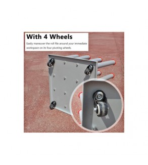 Stand de depozitare pentru role folie-autocolant, capacitate 16 role, dimensiune 45x45cm Cod: DP-1645