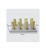 Stand de depozitare pentru role folie-autocolant, capacitate 8 role, dimensiune 34x60cm Cod: STD-8R