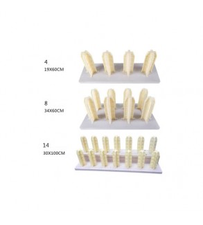 Stand de depozitare pentru role folie-autocolant, capacitate 8 role, dimensiune 34x60cm Cod: STD-8R