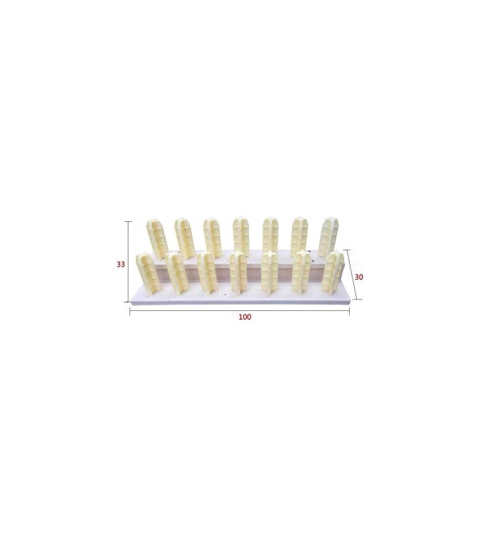 Stand de depozitare pentru role folie-autocolant, capacitate 14 role, dimensiune 30x100cm Cod: STD-14R Stand de depozitare pentru role folie-autocolant, capacitate 14 role, dimensiune 30x100cm Cod: STD-14R
