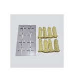Stand de depozitare pentru role folie-autocolant, capacitate 14 role, dimensiune 30x100cm Cod: STD-14R