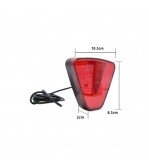 Lampa pozitie si stop frana LED F1  Lumina neon Rosie cu joc de lumini  12V Cod:  ZC-METR1