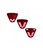 Lampa pozitie si stop frana LED F1  Lumina neon Rosie cu joc de lumini  12V Cod:  ZC-METR1