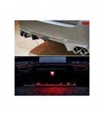 Lampa pozitie si stop frana LED F1  Lumina neon Rosu si Alb cu joc de lumini  12V Cod:  ZC-METR2