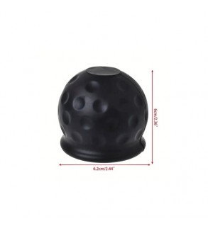 Capac pentru carlig remorcare din cauciu, tip minge   Ã˜ 50mm Cod: CH12115