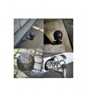 Capac pentru carlig remorcare din cauciu, tip minge   Ã˜ 50mm Cod: CH12115