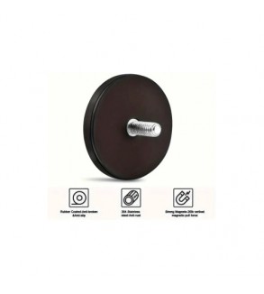 Magnet M6 cu tija si filet exterior  Ã˜ 135mm Cod: D135-M6