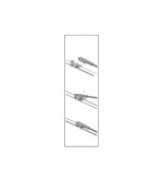 Stergator parbriz sofer Dacia Sandero III  2020-> Cod: ART99 24