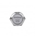 Buton cu Led  din aluminiu 12V , 19mm Cod: TLB241