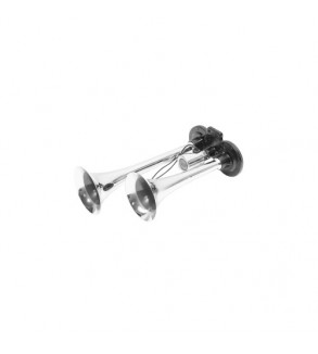 Claxon 2 trompete 12-24V pentru compresor aer Cod: DISBS76