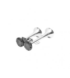 Claxon 2 trompete 12-24V pentru compresor aer Cod: DISBS76