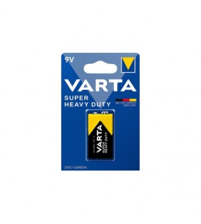 Baterie Varta Super Heavy Duty, 6F22 Cod: 556427