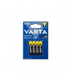 Set 4 baterii Varta AAA R3 Zinc-Carbon Super Heavy Duty Cod: 676187