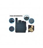 Covoare cauciuc compatibile Volkswagen Transporter T6.1 Van randul 1 sofer si pasager 2019-2024  Cod: 445536 - P50