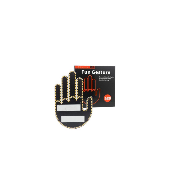 Panou LED tip mana, programabil, cu afisaje personalizabile controlate din telecomanda Cod: FS-1805 Panou LED tip mana, programabil, cu afisaje personalizabile controlate din telecomanda Cod: FS-1805