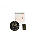Panou LED tip emoticon zambaret , programabil, cu afisaje personalizabile controlate din telecomanda 12 gesturi Cod: FS-1804
