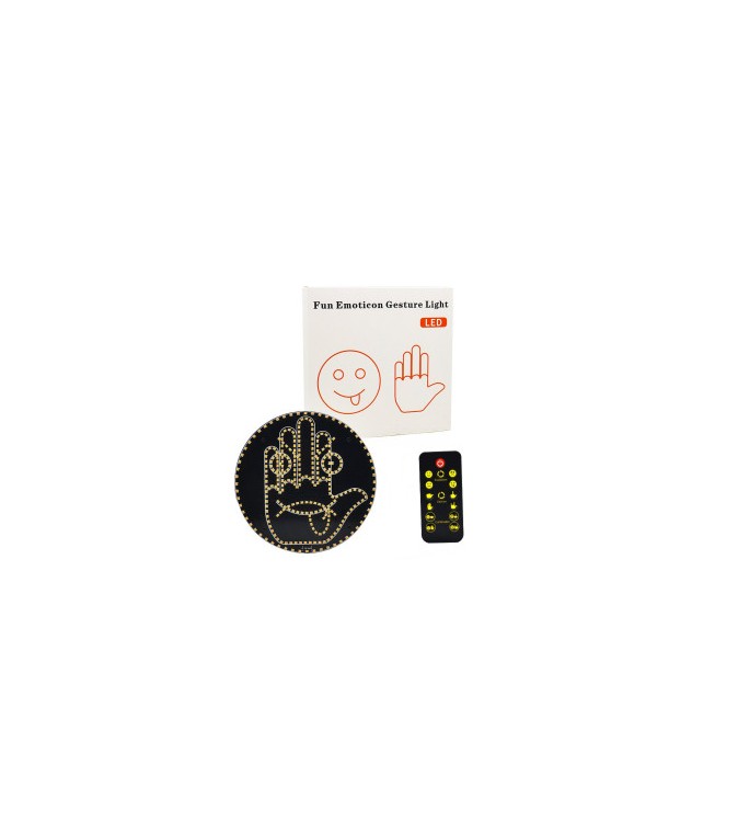 Panou LED tip emoticon zambaret , programabil, cu afisaje personalizabile controlate din telecomanda 12 gesturi Cod: FS-1804 Panou LED tip emoticon zambaret , programabil, cu afisaje personalizabile controlate din telecomanda 12 gesturi Cod: FS-1804