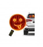 Panou LED tip emoticon zambaret , programabil, cu afisaje personalizabile controlate din telecomanda 12 gesturi Cod: FS-1804