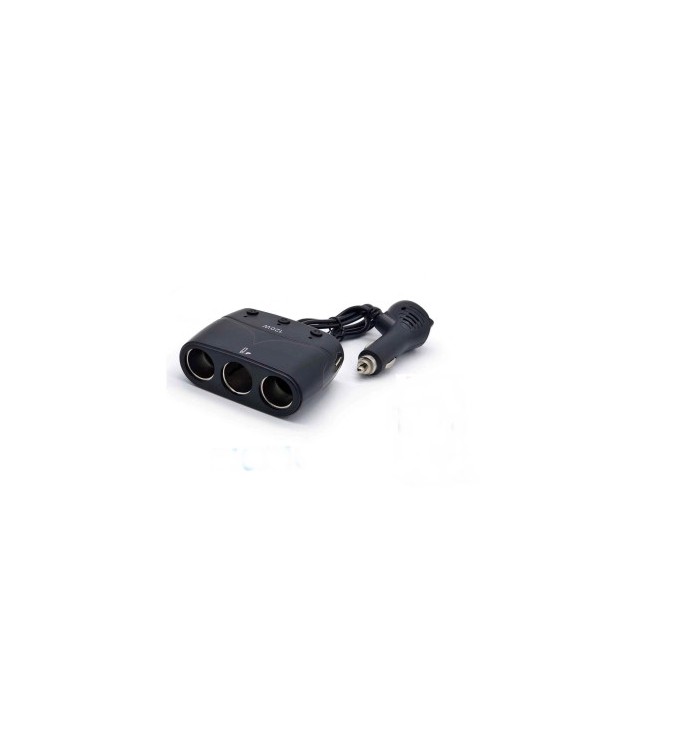 Prelungitor bricheta cu voltmetru si USB Cod: 1679