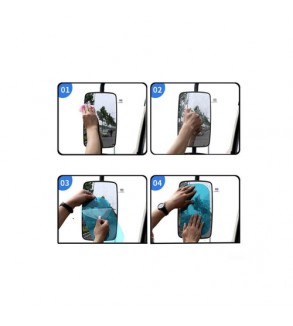 Folie protectie pentru oglinzi camioane  anti ceata, anti apa, anti aburire Cod: ARF160