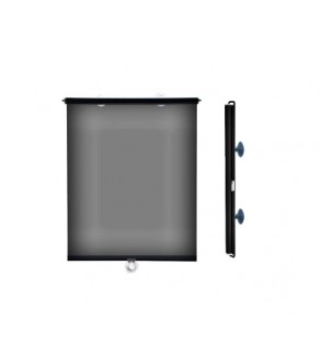 Parasolar retractabil folie geam neagra cu ventuze, Super Dark  Black  63x130cm Cod: KNG-94997