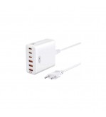 Incarcator retea cu cablaj 1.5m XO 75W ,6 USB 3USB-A - 3USB-C Cod: XO-L133